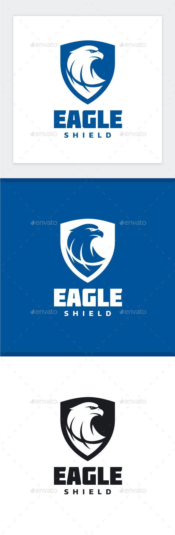 Eagle Shield Logo - Eagle Shield Logo by yopie Logo Template : 100 Vector 100 ...