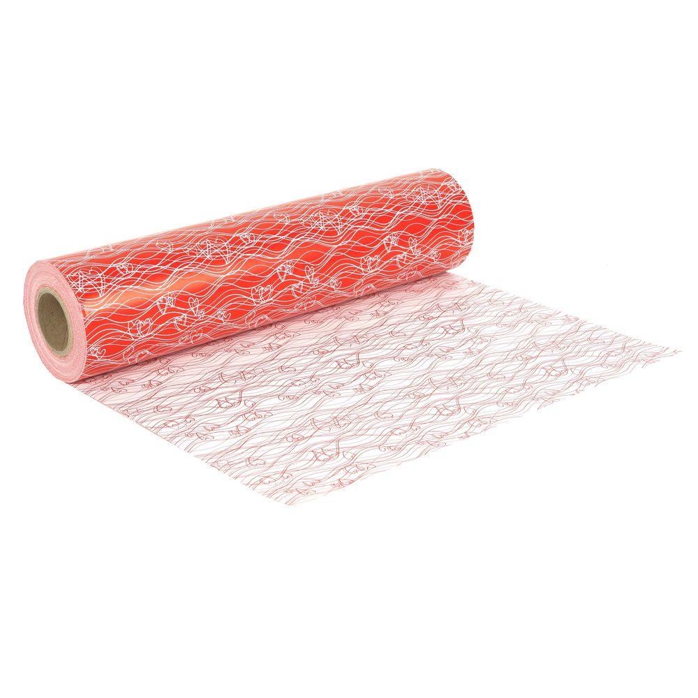 Red and White Waves Logo - Red and white 'Waves and hearts' collection reversible gift wrap ...