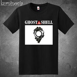 Famous Retro Logo - Ghost In The Shell Famous Retro Cartoon Logo Men's Black T-Shirt ...