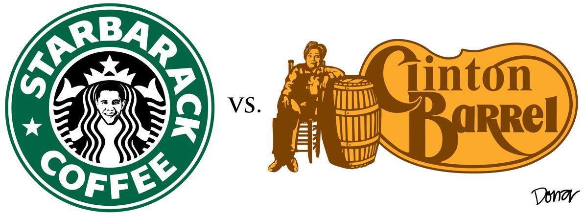 Cracker Barrel Logo - Starbucks or Cracker Barrel? | Political Graffiti