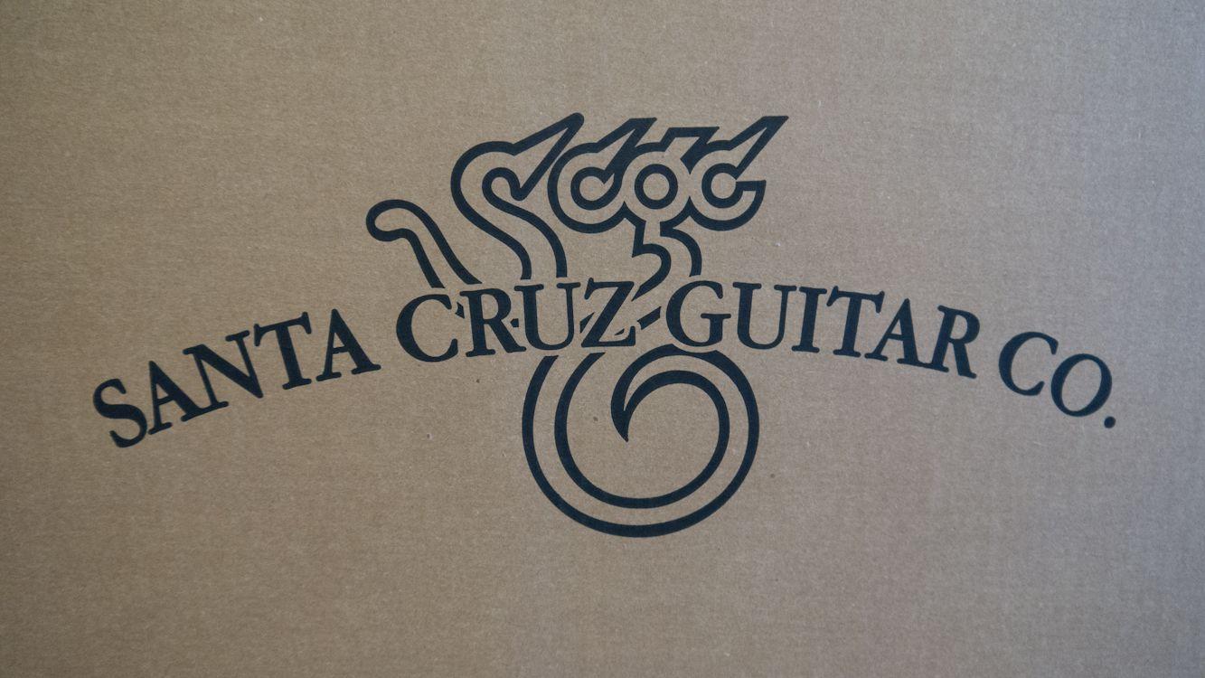 Open-Box Company Logo - Santa Cruz Guitar Company shipping box