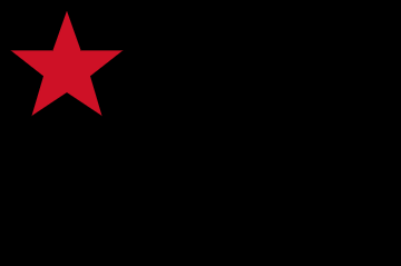 Black and Red Star Logo - Black Flag and a Red Star
