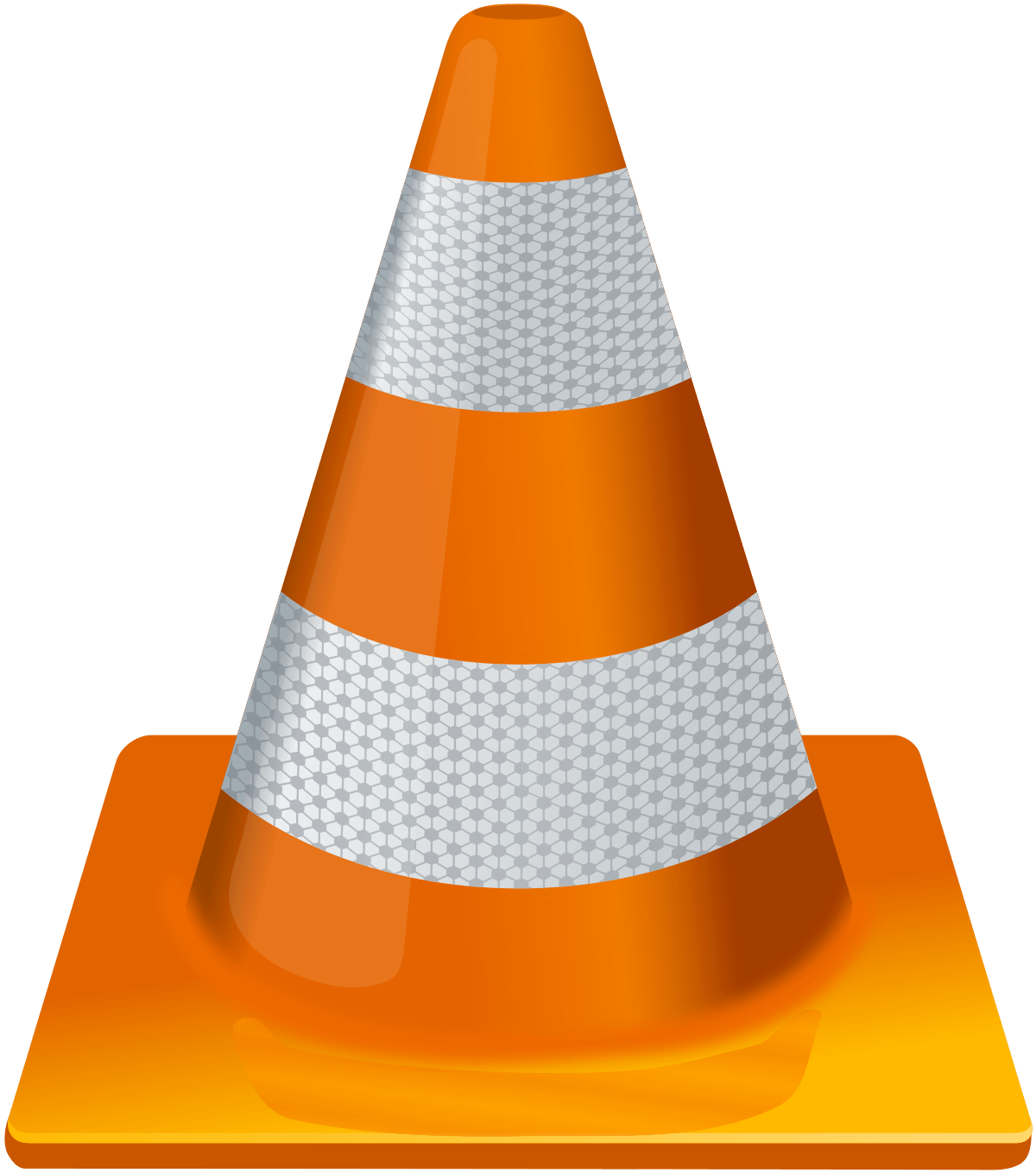 Construction Cone Logo - VLC media player