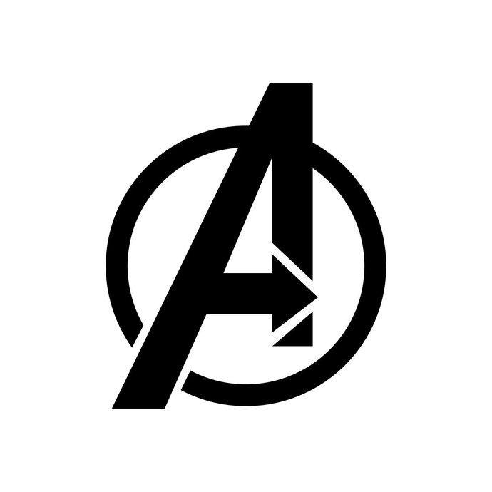 The Avengers Black and White Logo - Avengers Logo Vector PNG Transparent Avengers Logo Vector.PNG Images ...