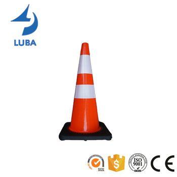 Traffic Cone Logo - 70cm Black Base Logo Printed Road Safety Facilities Traffic Cone ...