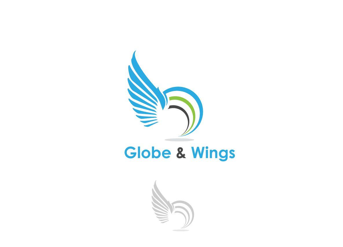 Wing and Globe Logo - Modern, Colorful, Business Consultant Logo Design for Globe & Wings