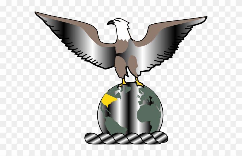 Wing and Globe Logo - Eagle Over Globe Clip Art - Eagle With Globe Logo - Free Transparent ...