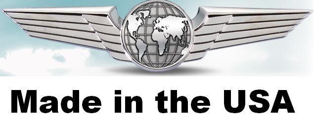 Wing and Globe Logo - pilot wings
