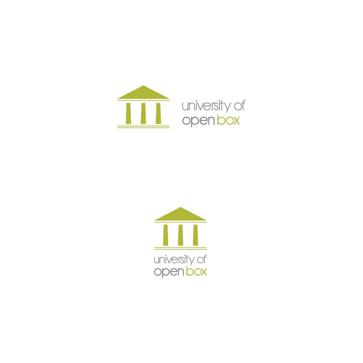 Open-Box Company Logo - Bold, Upmarket, Environment Logo Design for University of Open Box