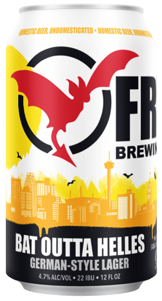 Beer Bat Logo - Bat Outta Helles - Freetail Brewing Company