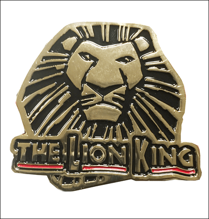 Lion King Broadway Logo - The Lion King the Broadway Musical - Simba Logo Metallic Metal ...