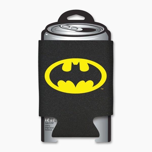 Beer Bat Logo - Batman Bat Chest Logo Beer Huggie Can Cooler