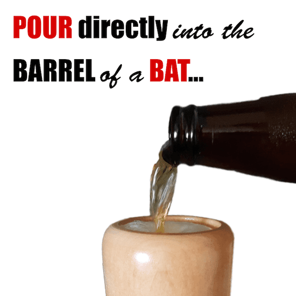 Beer Bat Logo - Brewers Glove Dugout Mug™ Bat Mug Mug Co