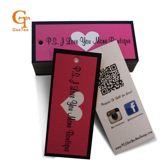 Shopping Tag Logo - Online Shop custom logo brand paper price hang tag,personality shop ...