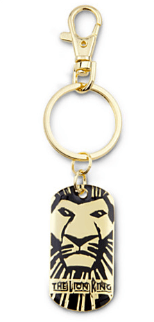 Lion King Broadway Logo - The Lion King the Broadway Musical - Metal Logo Keychain - The Lion ...