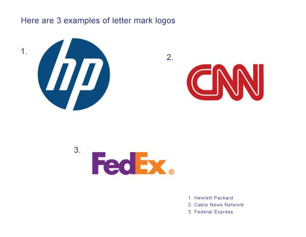3 Letter Brand Logo - The 5 Different Logo Types and Your Brand Identity | DaBrian Marketing