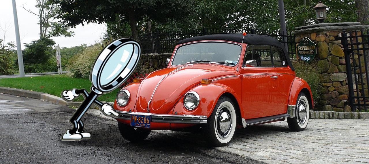 Vintage VW Bug Logo - Classic VW Beetles & BuGs Restoration Site by Chris Vallone