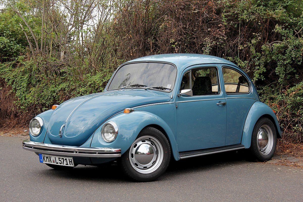 Vintage VW Bug Logo - Volkswagen Beetle