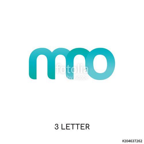 3 Letter Brand Logo - letter logo designs isolated on white background, colorful brand