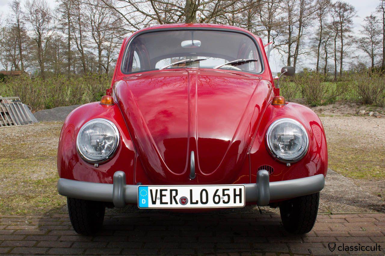 Vintage VW Bug Logo - VW 1200 a Standard Beetle 1965 1966 Details | classiccult