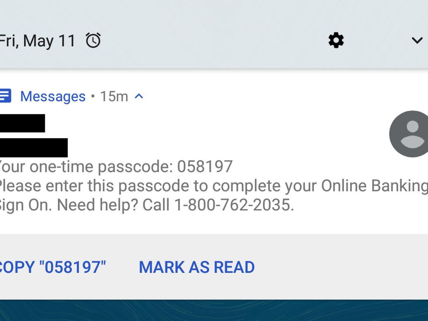 Copyable New PayPal Logo - Android Messages now makes it really easy to copy two-factor codes ...