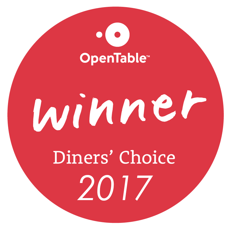 OpenTable Winner Logo - 2017 OpenTable Diners' Choice Online Badge - The Foundry FL