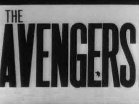 The Avengers Black and White Logo - The Avengers TV intro (1962)