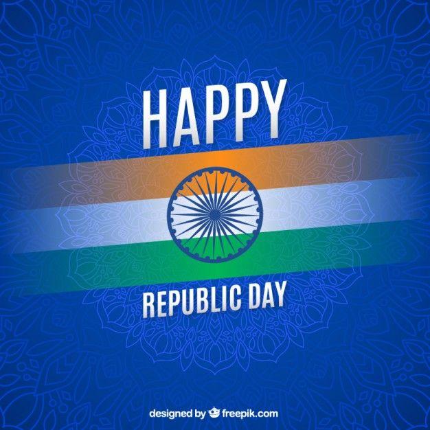 Blue Indian Logo - Blue india republic day background Vector