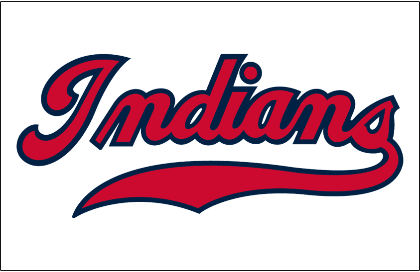 Blue Indian Logo - Cleveland Indians Jersey Logo League (AL)