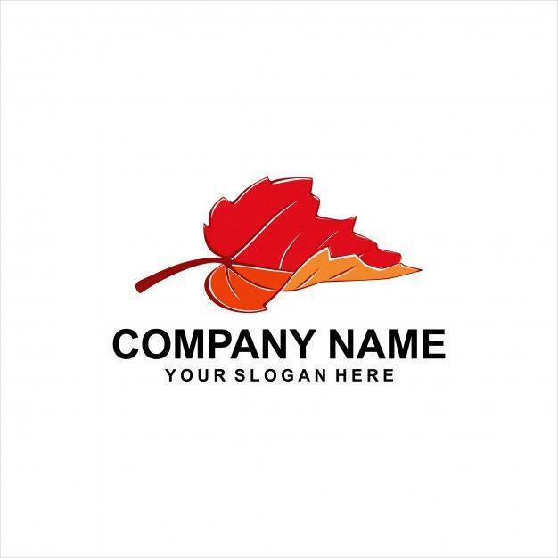Red Maple Leaf Company Logo - Red leaf logo Vector | Premium Download