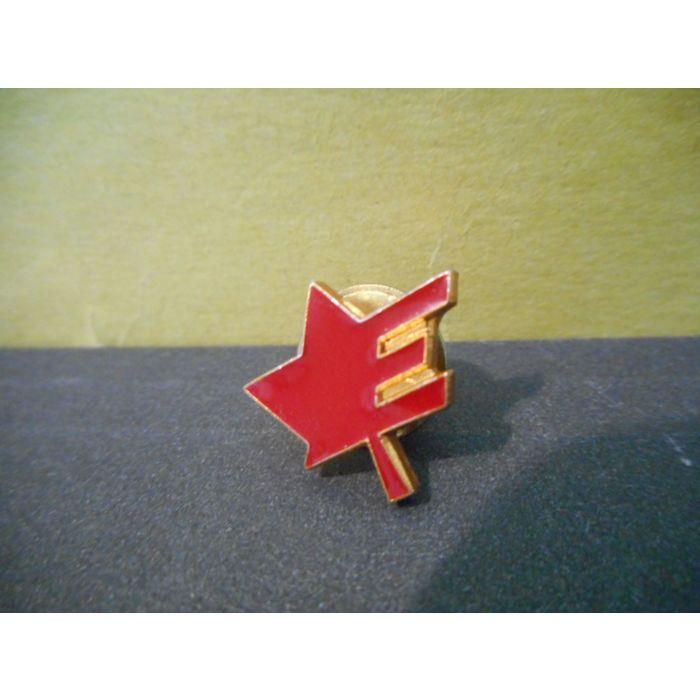 Red Maple Leaf Company Logo - Maple Leaf,E Company Logo Lapel Pin on eBid United States | 173240720