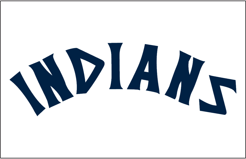 Blue Indian Logo - Cleveland Indians Jersey Logo League (AL)