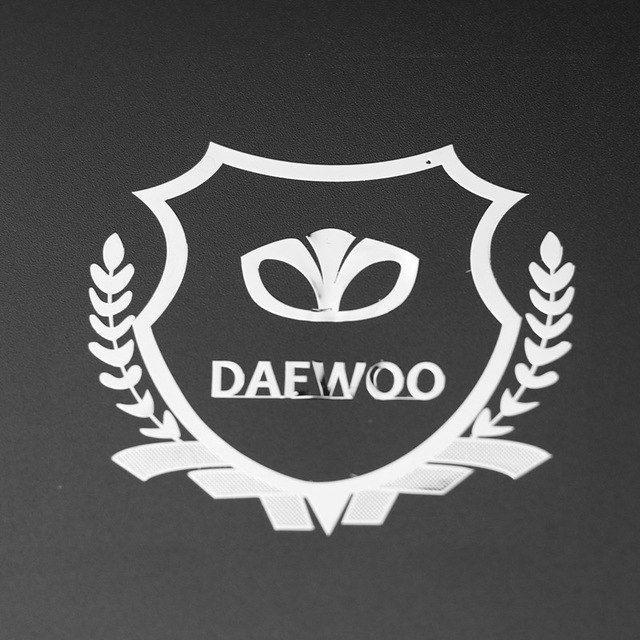 Daewoo Logo - US $2.0 20% OFF. 2PCS Excellent 3D Metal Car Sticker Emblem Badge Case For Daewoo Logo Winstom Espero Nexia Matiz Lanos Accessories Car Styling In Car