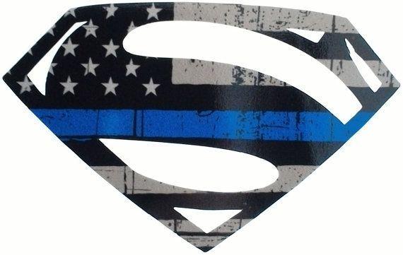 Thin Blue Line Logo - Thin Blue Line - Superman Logo. This is the perfect design template ...