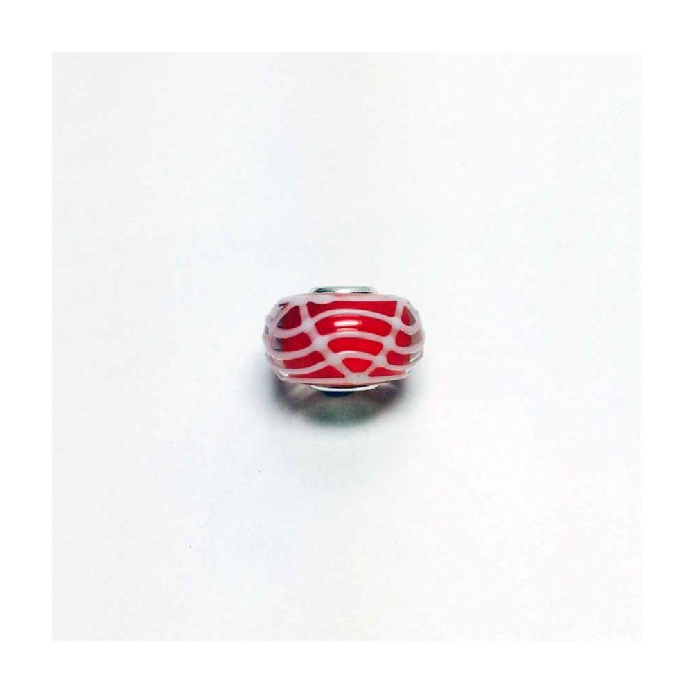 Red and White Waves Logo - Trollbeads White Waves Unique Bead | Francis & Gaye Jewellers