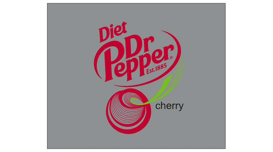 Diet Dr Pepper Logo - Diet Dr Pepper Cherry Vector Logo - (.SVG + .PNG) - SeekVectorLogo.Net