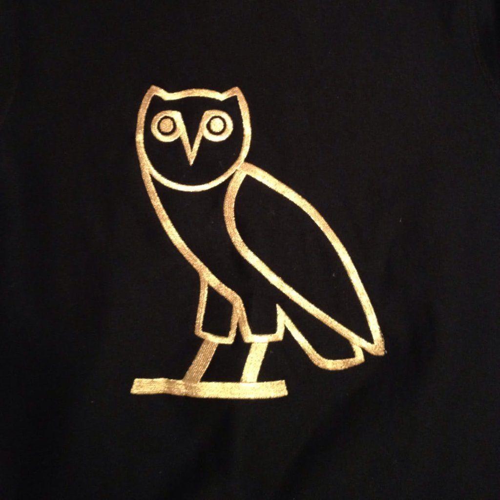 Gold OVO Drake Logo - OVO Owl Sticker - Gold & Silver (1) 3 | Artworks | Drake, Ovo owl, Owl