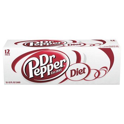 Diet Dr Pepper Logo - Diet Dr Pepper - 12pk/12 Fl Oz Cans : Target