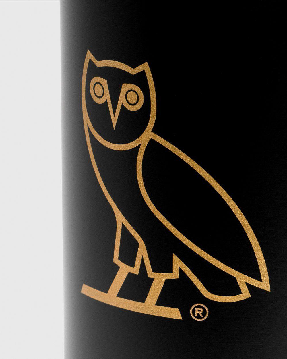 OVOXO Owl Logo - OVO x KLEAN KANTEEN OWL WATER BOTTLE - BLACK – October's Very Own ...