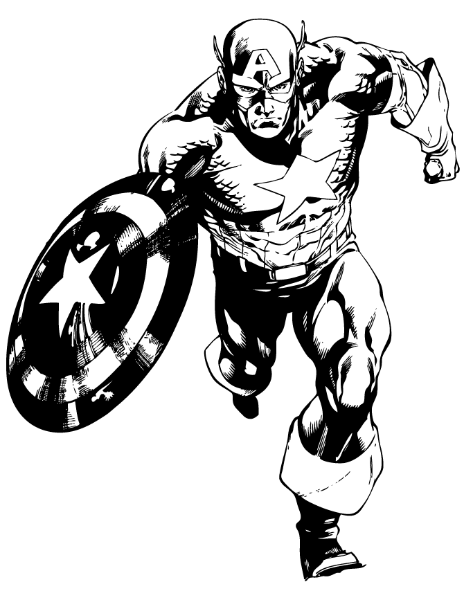 The Avengers Black and White Logo - Marvel Black And White Clipart