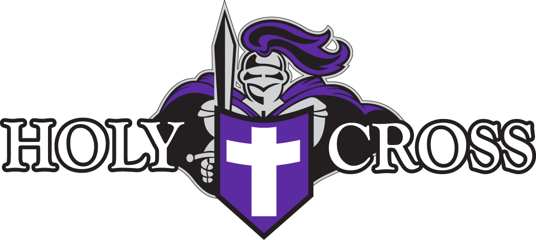 Holy Cross Logo - Holy Cross Crusaders Primary Logo (1999) - Knight with sword and ...