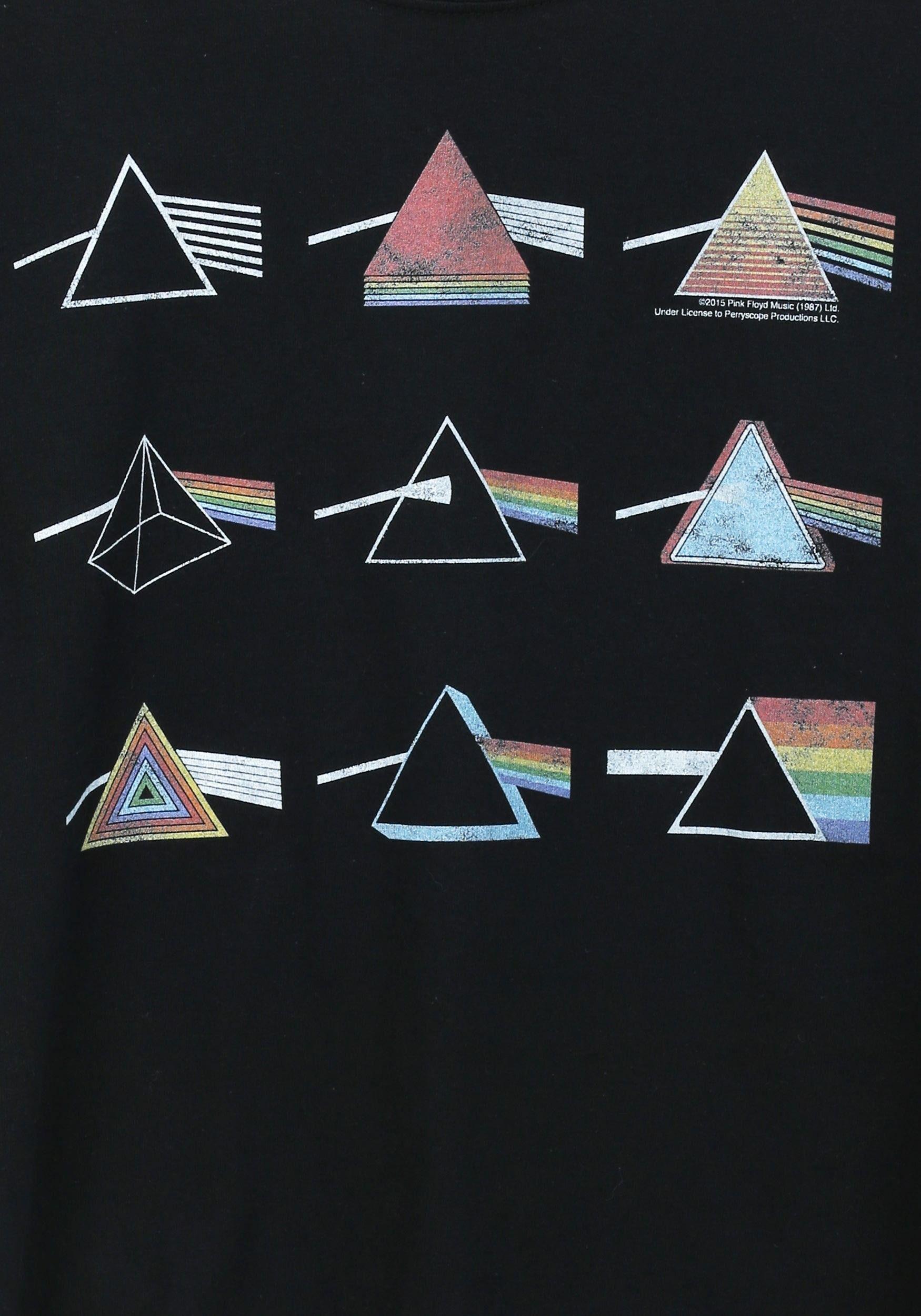Pink Floyd Logo - Pink Floyd Dark Side Logo Grid T-Shirt
