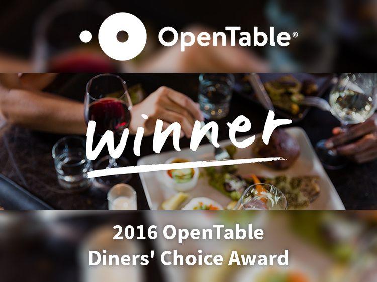 OpenTable Winner Logo - OpenTable Diners' Choice Award Winner