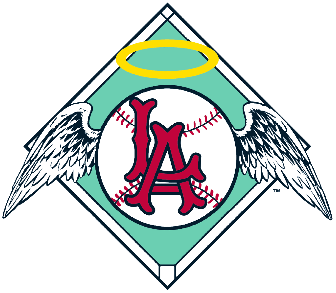 Small Angels Logo - Los Angeles Angels Primary Logo - American League (AL) - Chris ...