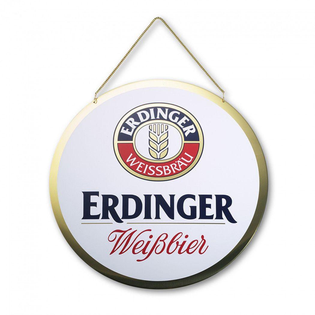 Erdinger Logo - aluminium sign logo - ERDINGER Fanshop