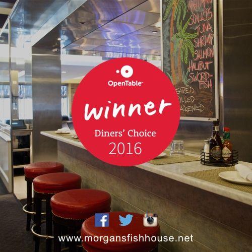 OpenTable Winner Logo - Morgans Fish House | Morgans Selected as OpenTable Diners' Choice ...