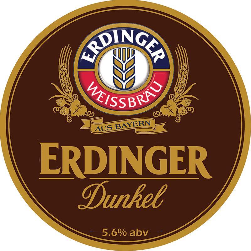 Erdinger Logo - ERDINGER DUNKEL 30L 5.3%