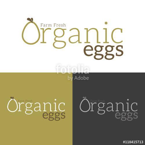 Eggs Farm Logo - Farm Fresh Organic Eggs Logo Stock Image And Royalty Free Vector
