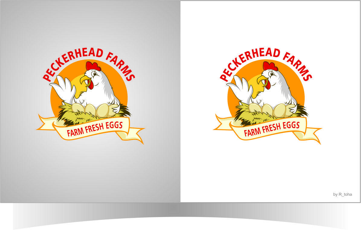 Eggs Farm Logo - Personable, Upmarket, Farm Logo Design for Peckerhead Farms