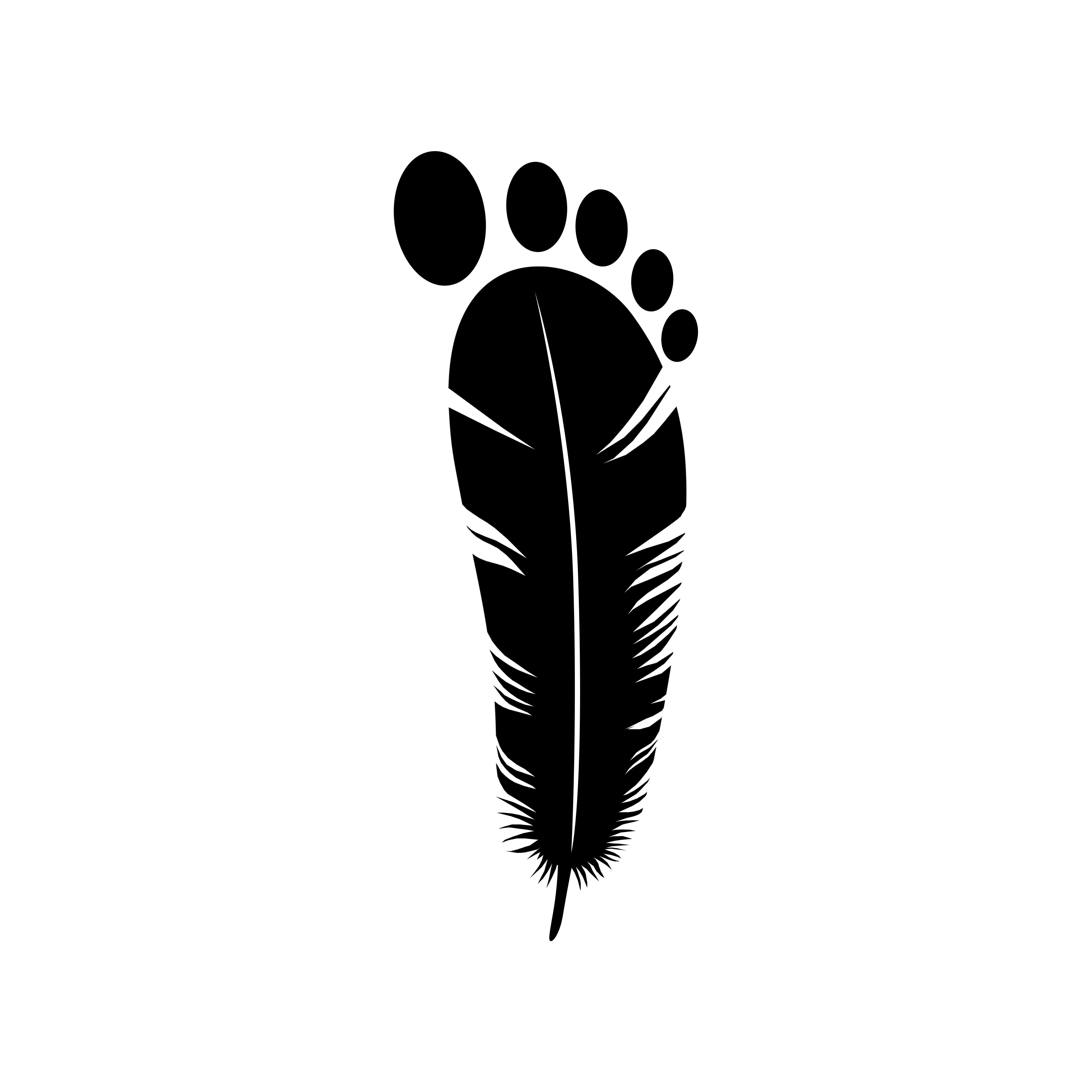 Foot and White with Wing Logo - Instagram @iamsufa Light foot logo design | logo graphic design ...